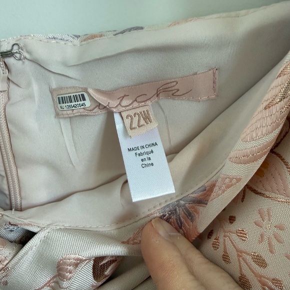 Anthropologie Hutch Floral Jacquard Dress — Plus Sizes 22W - Picture 4 of 5